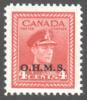 Canada Scott O4 Mint VF - Click Image to Close